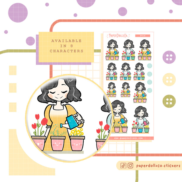 Water Plants | Activity Stickers | f014
