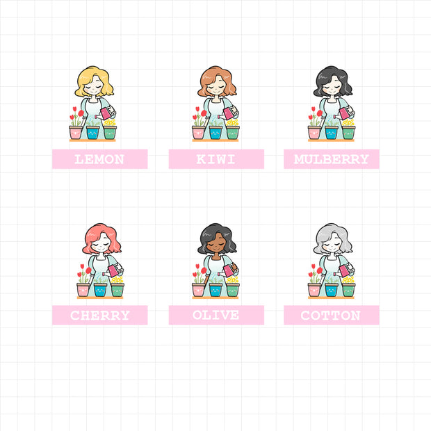 Water Plants | Activity Stickers | f014