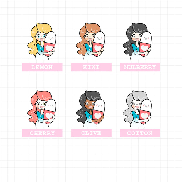 Vitamins | Activity Stickers | f018