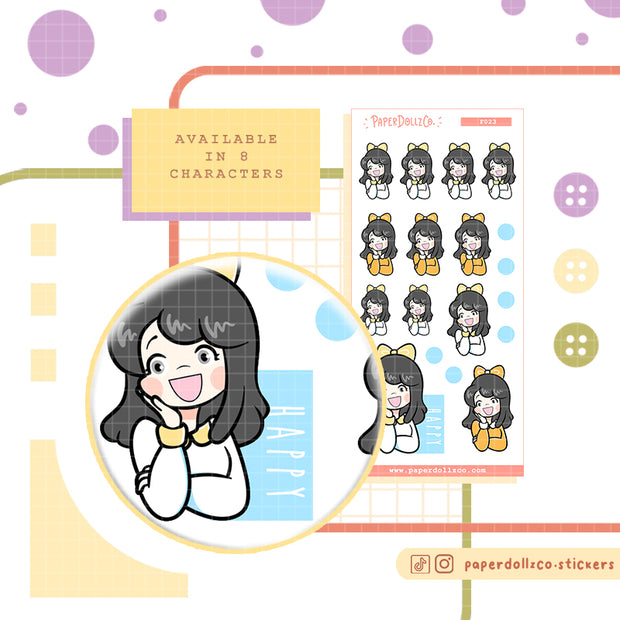 Happy | Activity Stickers | f023