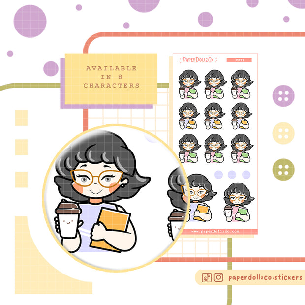 But First Coffee | Activity Stickers | f027