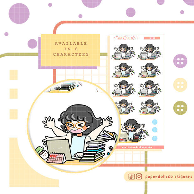 Crazy Busy | Activity Stickers | f028