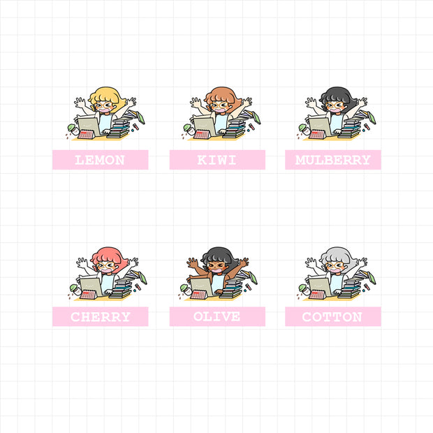 Crazy Busy | Activity Stickers | f028