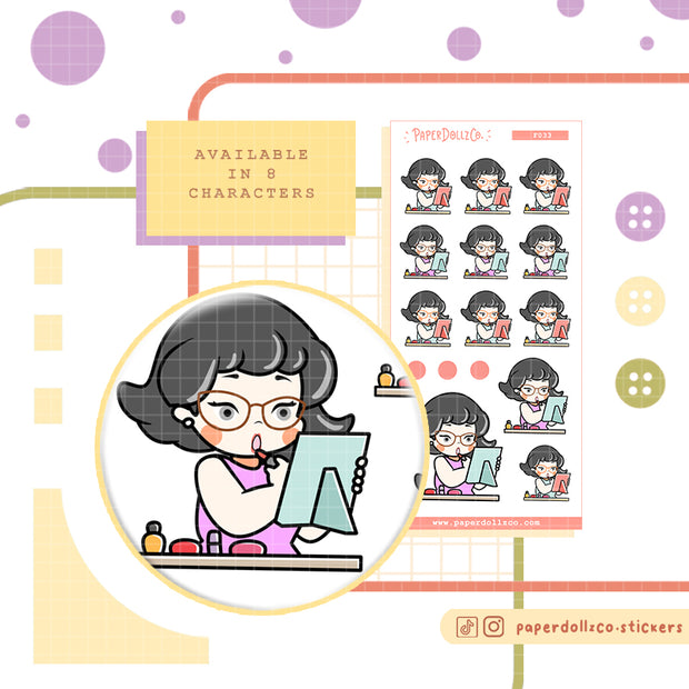 Too Glam | Activity Stickers | f033