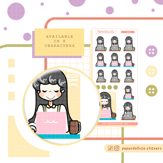 Work | Activity Stickers | f039