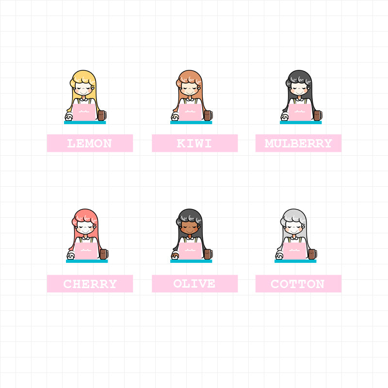 Work | Activity Stickers | f039