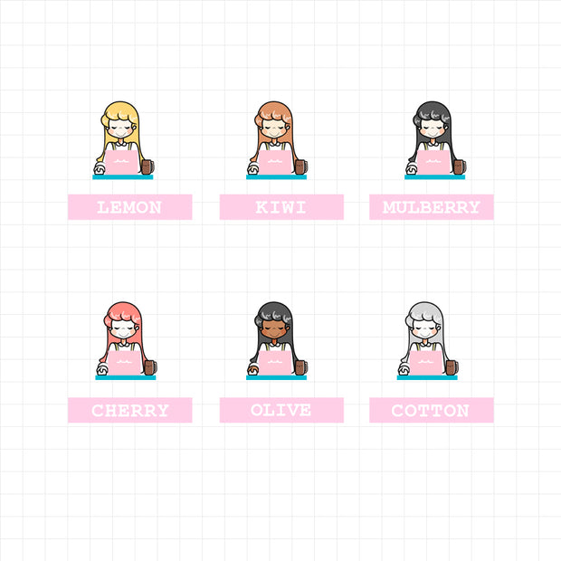 Work | Activity Stickers | f039