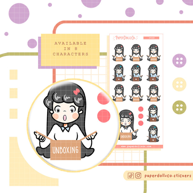 Unboxing | Activity Stickers | f040