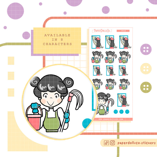 Clean | Activity Stickers | f043