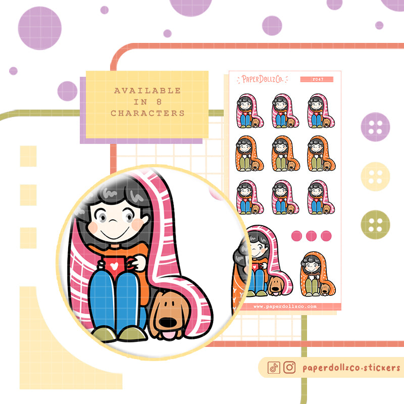 Fall Blanket | Activity Stickers | f047