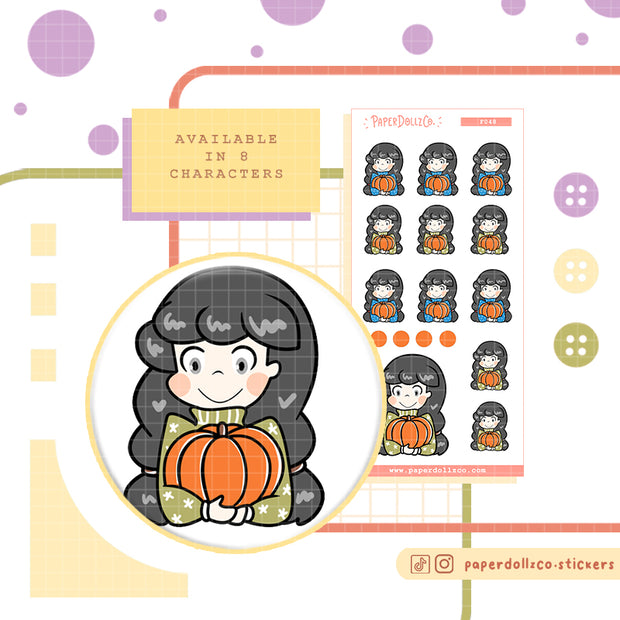 Pumpkin | Activity Stickers | f048