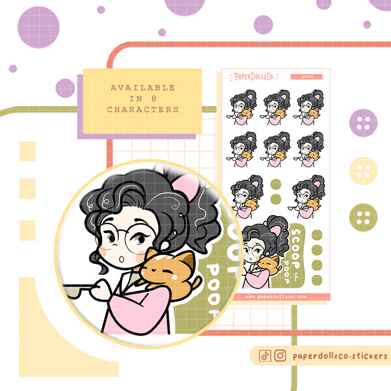 Scoop the Poop | Activity Stickers | f052