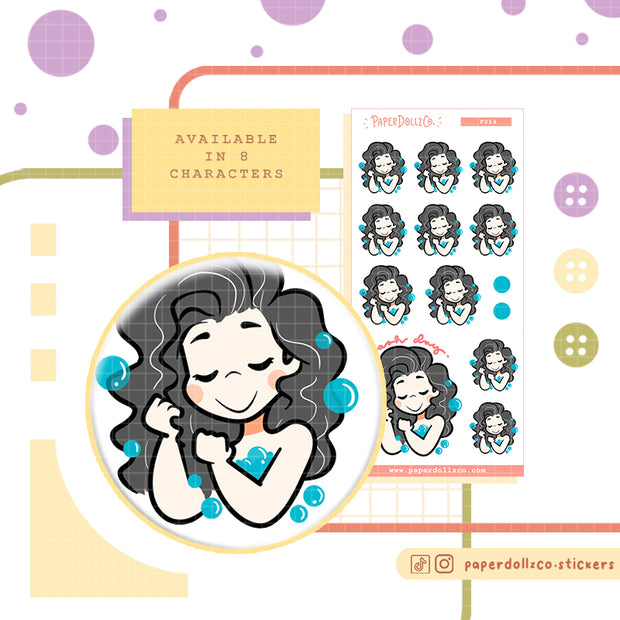 Wash Day | Activity Stickers | f054