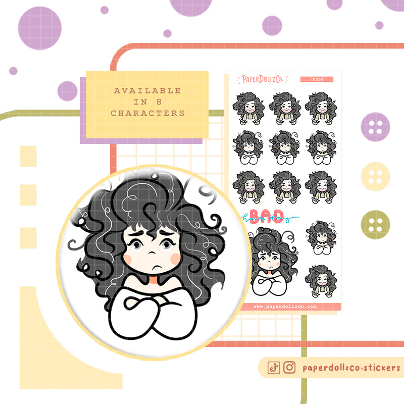 Bad Hair Day | Activity Stickers | f056