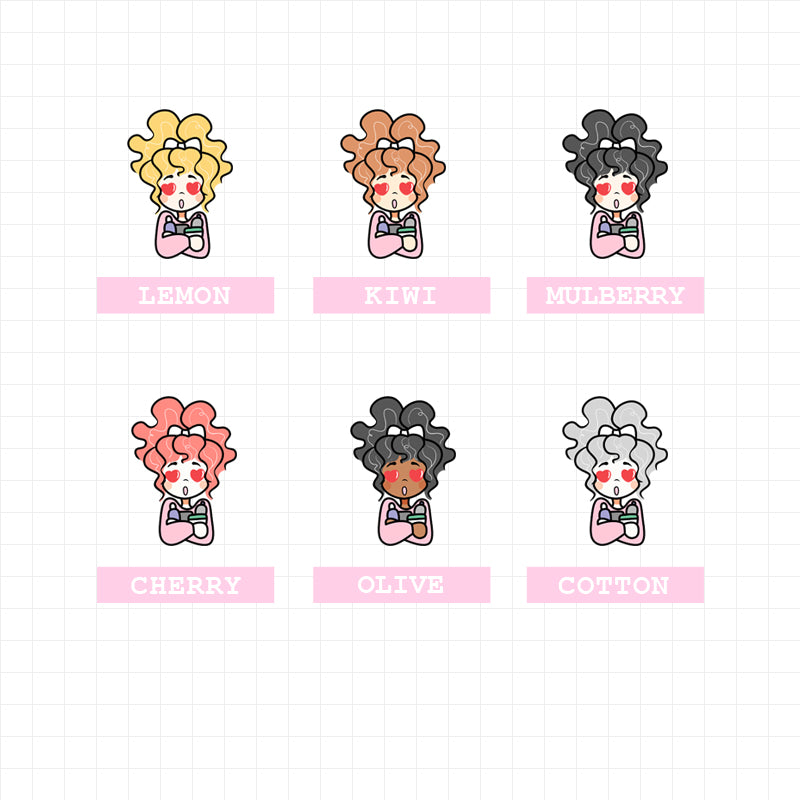 Hoard Hair Care Products | Activity Stickers | f057