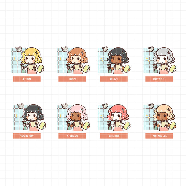 Clean Bathroom | Household Chores | Activity | f074