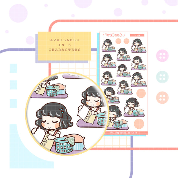 Change Pillow Case | Household Chores | Activity | f076