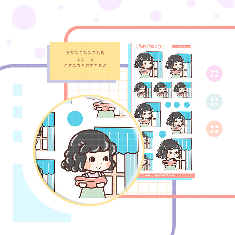 Change Curtains  | Household Chores | Activity | f079