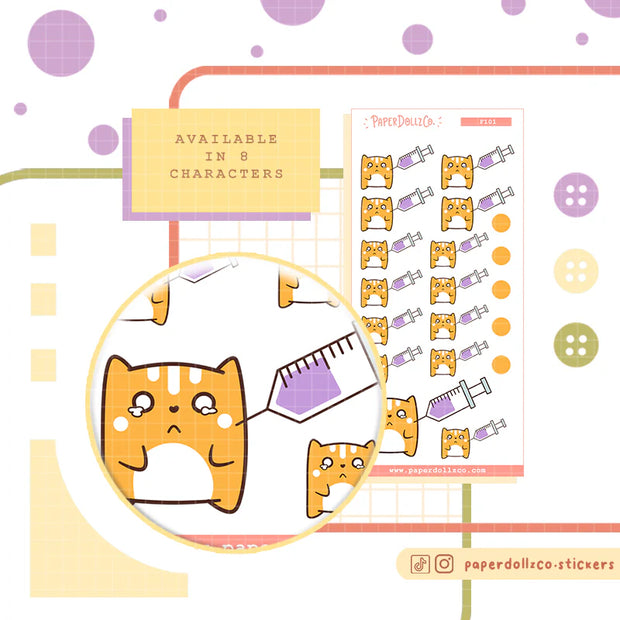 Cat Vaccine | Pet Cat | Activity | f101