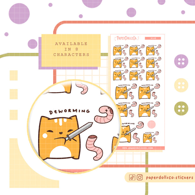 Cat Deworming | Pet Cat | Activity | f105