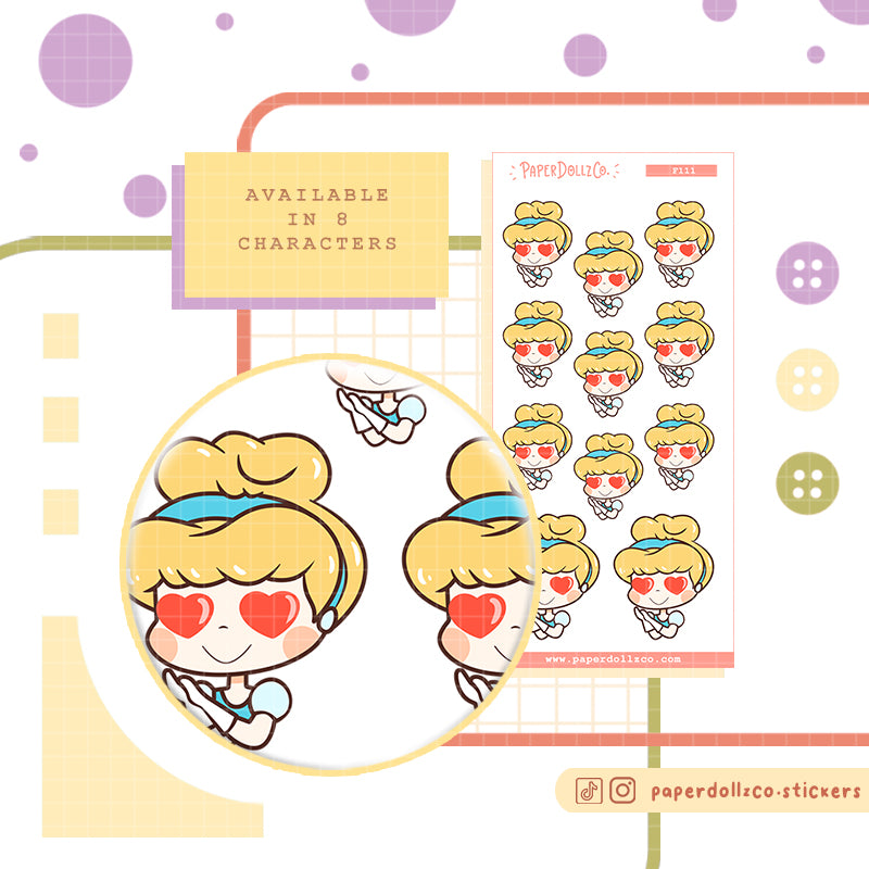 Inlove Princess | Feelings | Activity Stickers | f111