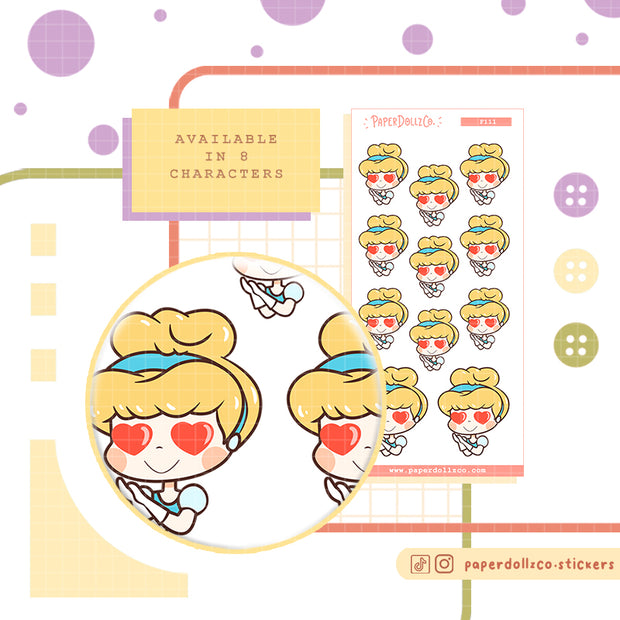 Inlove Princess | Feelings | Activity Stickers | f111
