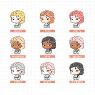 Confused Princess | Feelings | Activity Stickers | f112