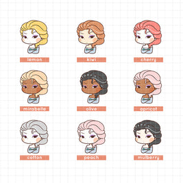 Confused Princess | Feelings | Activity Stickers | f112