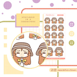 Crying Princess | Feelings | Activity Stickers | f113