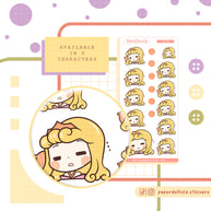 Sleepy Princess | Feelings | Activity Stickers | f116