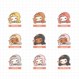 Sleepy Princess | Feelings | Activity Stickers | f116