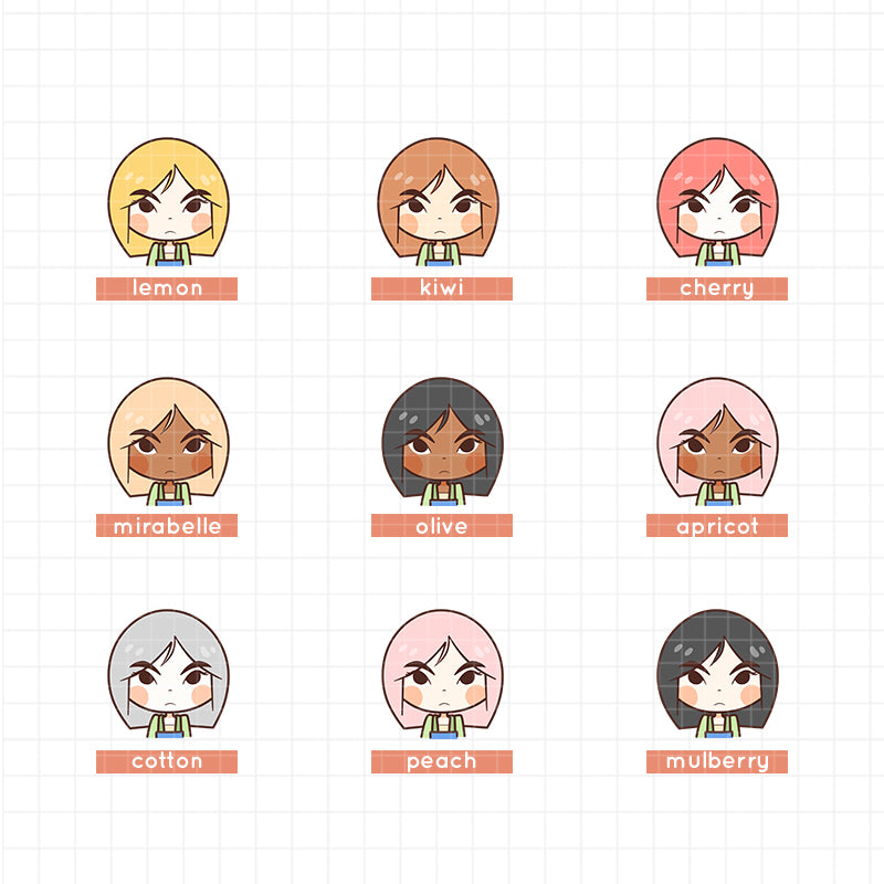 Angry Princess | Feelings | Activity Stickers | f117