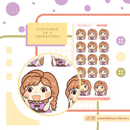 Happy Princess | Feelings | Activity Stickers | f118