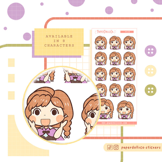 Happy Princess | Feelings | Activity Stickers | f118