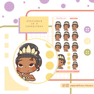 Bored Princess | Feelings | Activity Stickers | f119
