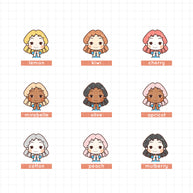 Excited Princess | Feelings | Activity Stickers | f120