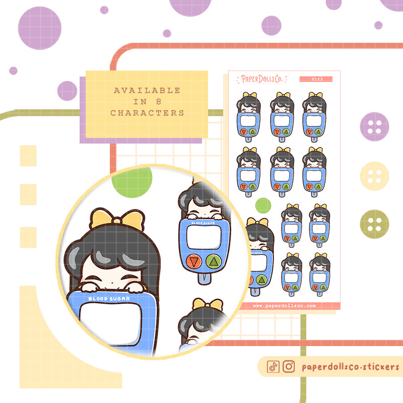 Blood Sugar | Activity Stickers | f123