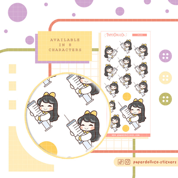 Vaccine | Activity Stickers | f126