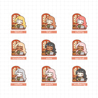 Autumn Work | PaperDollzCo | Activity Stickers | f136