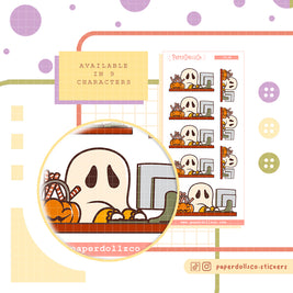 Halloween Work | PaperDollzCo | Activity Stickers | f138