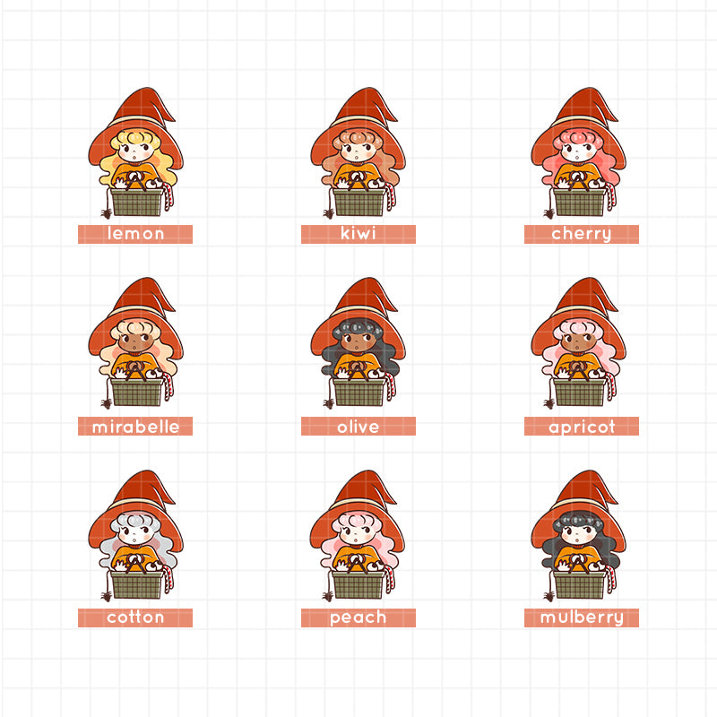 Halloween Shopping | PaperDollzCo | Activity Stickers | f142