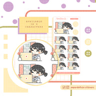 Spring Work | PaperDollzCo | Activity Stickers | f143