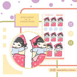 Spring Sleep | PaperDollzCo | Activity Stickers | f151
