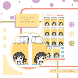 Spring Window | PaperDollzCo | Activity Stickers | f152