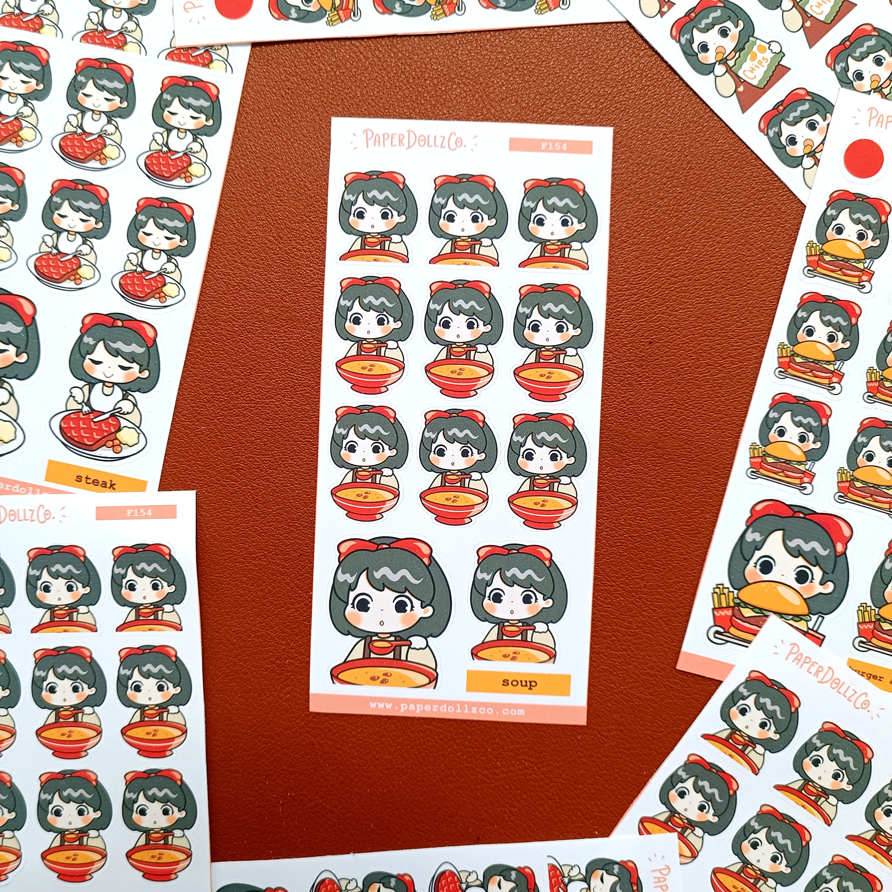 Soup | PaperDollzCo Planner | Activity Stickers | f154