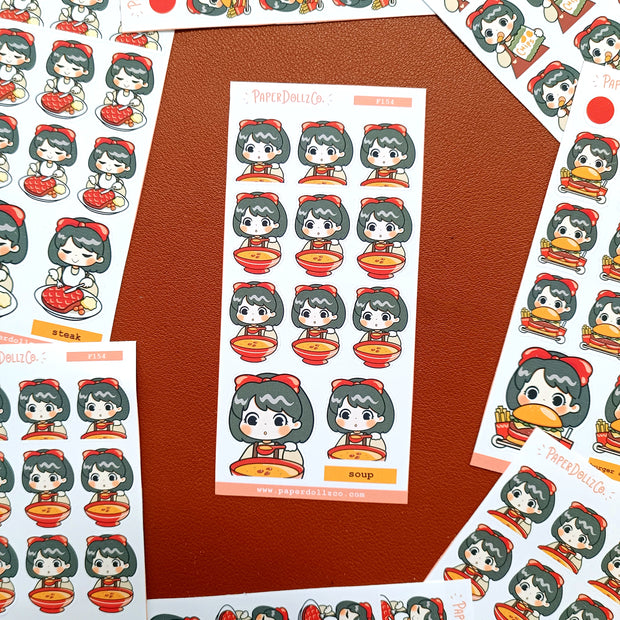 Soup | PaperDollzCo Planner | Activity Stickers | f154