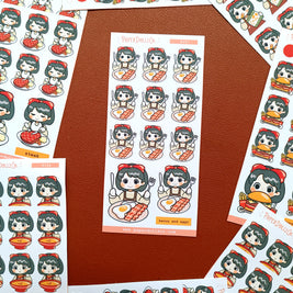 Bacon and Egg | PaperDollzCo Planner | Activity Stickers | f157
