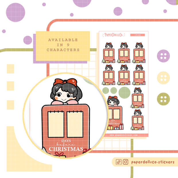 Countdown | PaperDollzCo | Activity Stickers | f163