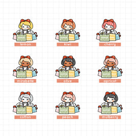 Shopping Time | PaperDollzCo | Activity Stickers | f164