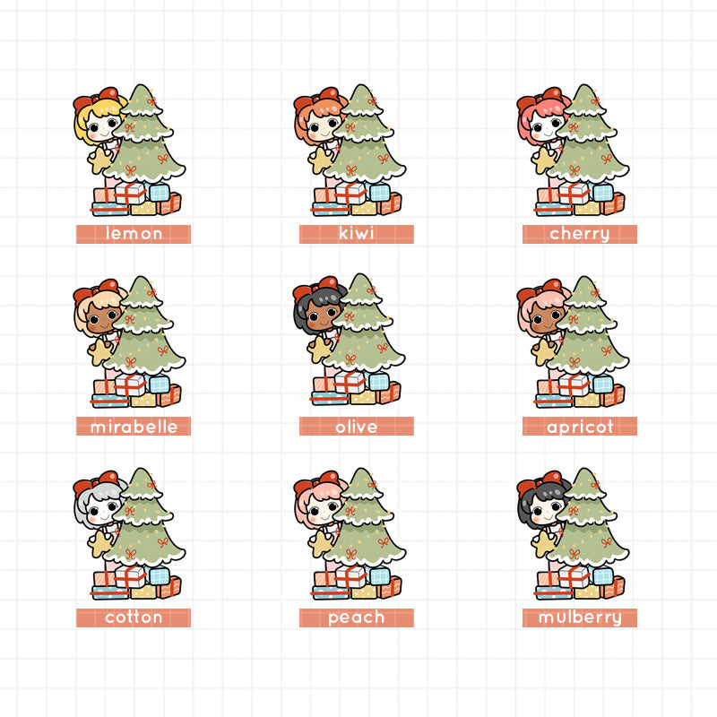 Christmas | PaperDollzCo | Activity Stickers | f166